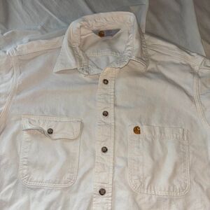 Vintage 1990s Carhartt Rugged Outdoor Wear Button Up Shirt